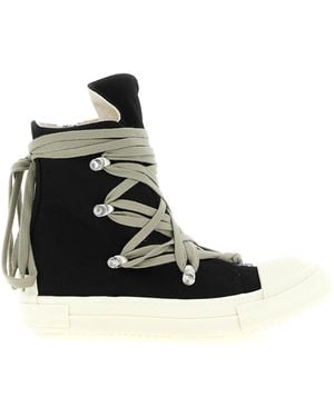 Rick Owens 'Megalace Sneaks' Trainers - Black