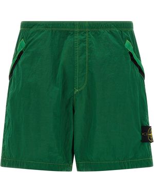 Stone Island L100008 Bermuda Shorts - Green