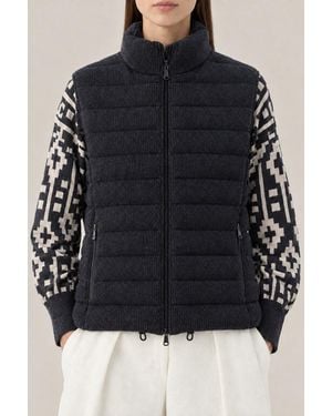 Brunello Cucinelli Stone Wool Quilted Jacket Clothing - Black