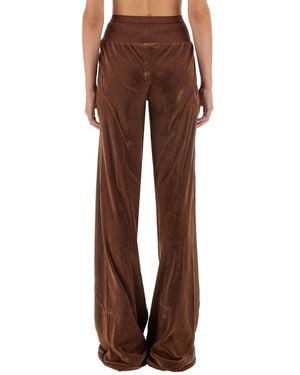 Rick Owens Bias Cut Pants - Brown