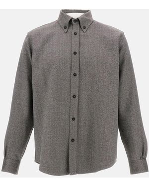 Cellar Door Cashmere Shirt - Grey
