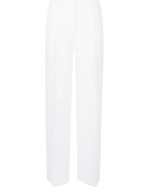 Via Masini 80 Trousers Bianco - White