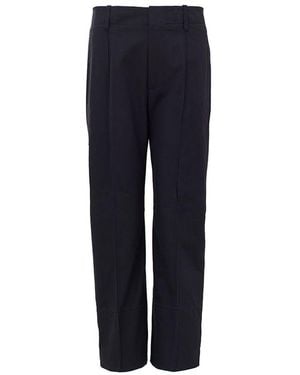 Bottega Veneta Cotton Casual Trousers - Blue