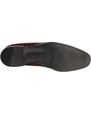 Dolce & Gabbana Lion Print Slip On Loafers Shoes Leather - Gray