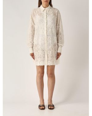 Ermanno Scervino Camicia Over Shirt - Natural