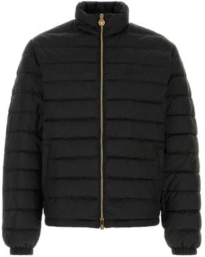 Versace Nylon Down Jacket - Black