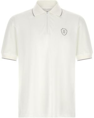 Brunello Cucinelli Polyamide Polo Shirt - White