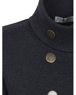 Charlott Long Coat Wool Cappotto - Blue