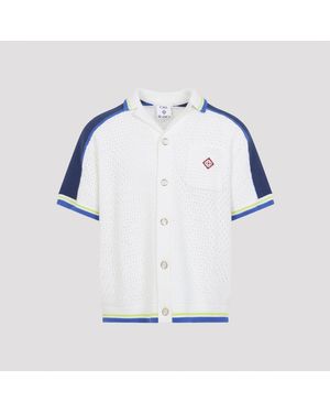 CASABLANCA Crochet Shirt - White