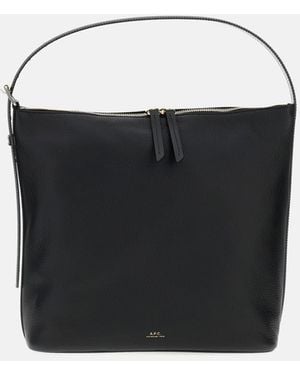 A.P.C. Sac Vera Shoulder Bag - Black