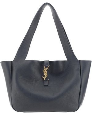 Saint Laurent Le 5 À 7 Bea Shoulder Bag - Blue