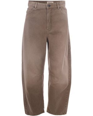 Weekend by Maxmara Regular High Rise Jeans - Brown