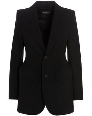 Balenciaga Blazer 'Hourglass' - Black