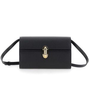 SAVETTE Shoulder Bag Symmetry Grained Leather Calf - Black