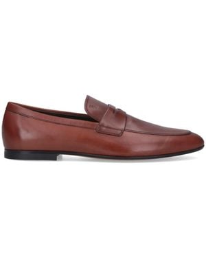 Tod's Tods Flat Shoes Outer Material: Calf Leather - Purple