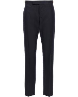 Thom Browne Low Rise Trousers - Blue