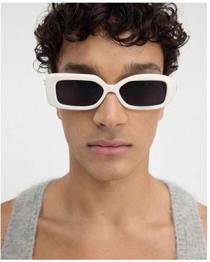 Jacquemus Les Lunettes Rond Carré Jac 11 C2 Acetate Occhiali Sole - Black