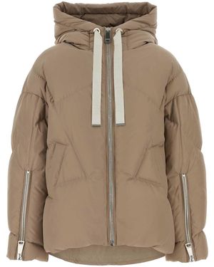 Khrisjoy Sand Polyester Blend Milano Down Jacket - Natural