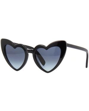 Saint Laurent Loulou Cat-Eye Sunglasses With Gradient Lenses - Blue