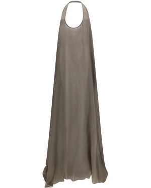 Rick Owens Haltar Silk Georgette Dress - Multicolour