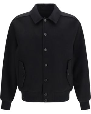 Ferragamo Wool And Cashmere Jacket - Blue
