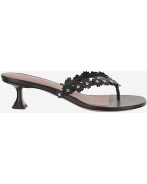 AMINA MUADDI Sandals Janis Leather - Brown