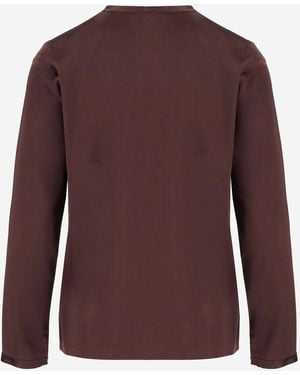 F.it Stretch Silk Sweater - Brown