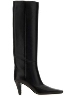 Saint Laurent Nappa Leather Boots - Black