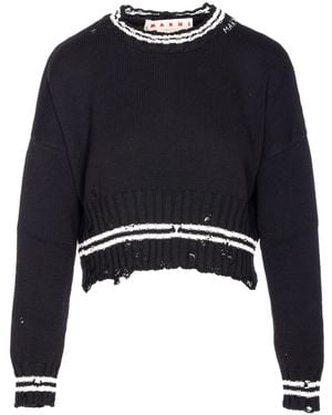 Marni Roundneck Sweater - Blue