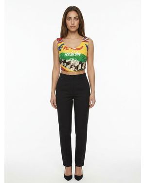 Dolce & Gabbana Polyester Sleeveles T-Shirt - Multicolor