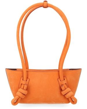 Hereu Mini Bag Fleca Leather Shoulder - Orange