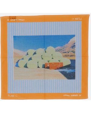 Plan C Scarfs Multicolore - Blue