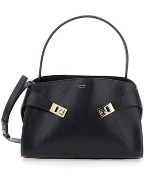 Ferragamo Hug Soft Small - Black