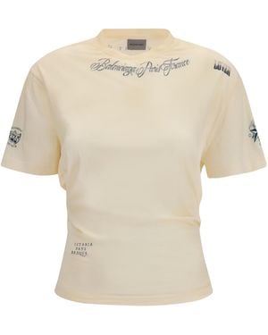 Balenciaga Cotton T-Shirt T-Shirts - White