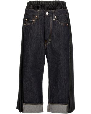Junya Watanabe X Levi'S Pleated Insert Jeans - Blue
