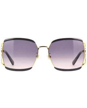Gucci Sunglasses Square Full Rim, Frame And Gradient Lens Gg0593Sk001 - Black