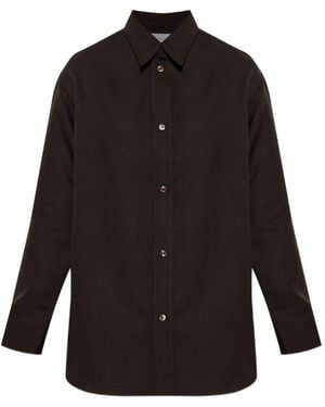 Studio Nicholson Oversized Rouen Shirt - Black