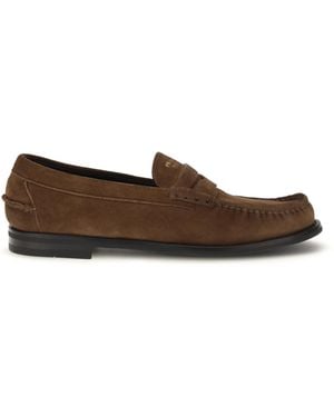 Prada Suede Loafers - Brown