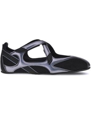 The Attico Polyethylene Ballet Flats - Blue