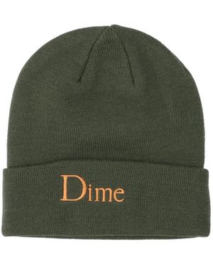 【完売品】Dime Montreal Point Logo Beanie Dime MTL Cursive Unisex Wool Fold Beanie Unisex Beanie Green