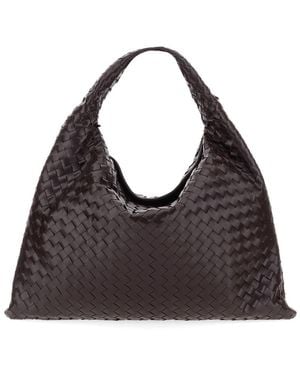 Bottega Veneta Shoulder Bag Hop Leather - Black