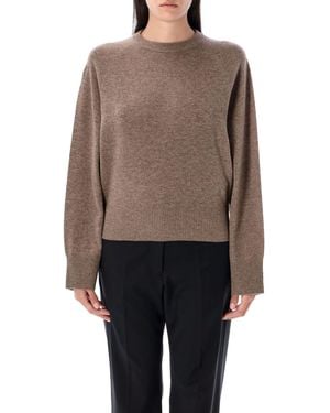 REMAIN Birger Christensen Bat Sleeve Crewneck Jumper - Brown