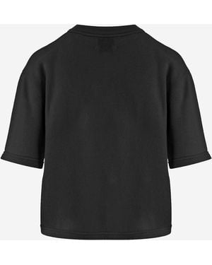 Sa Su Phi Short-Sleeved Cashmere Sweater - Black