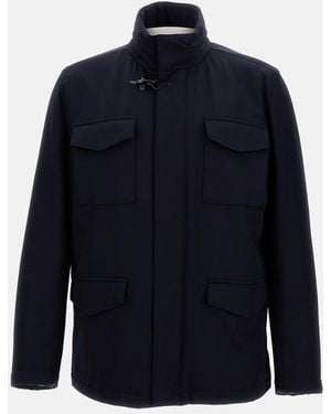 Fay Field Urban Jersey Jacket - Blue