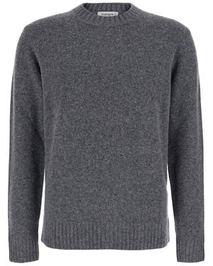 Kangra Crew Neck Pullover Ml F.5Gg Wool Tops - Grey