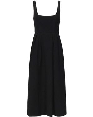 Alessandra Rich Bouclé Tweed Dress - Black