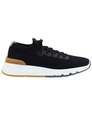 Brunello Cucinelli Cotton Athletic Sneakers - Blue