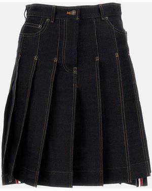 Thom Browne Shorts Wo Vi Pa Pl Co - Black