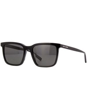 Saint Laurent Sunglasses Square Full Rim, Frame And Lens Sl500001 - Black