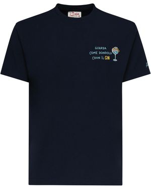 Tシャツ・カットソー MC2 SAINT BARTH Men T-shirt Black PORTOFINO 02372H Mc2 Saint Barth T-shirt Men Portofino 02372h Black